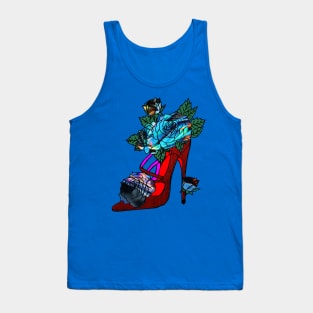 Heel with Roses Tank Top